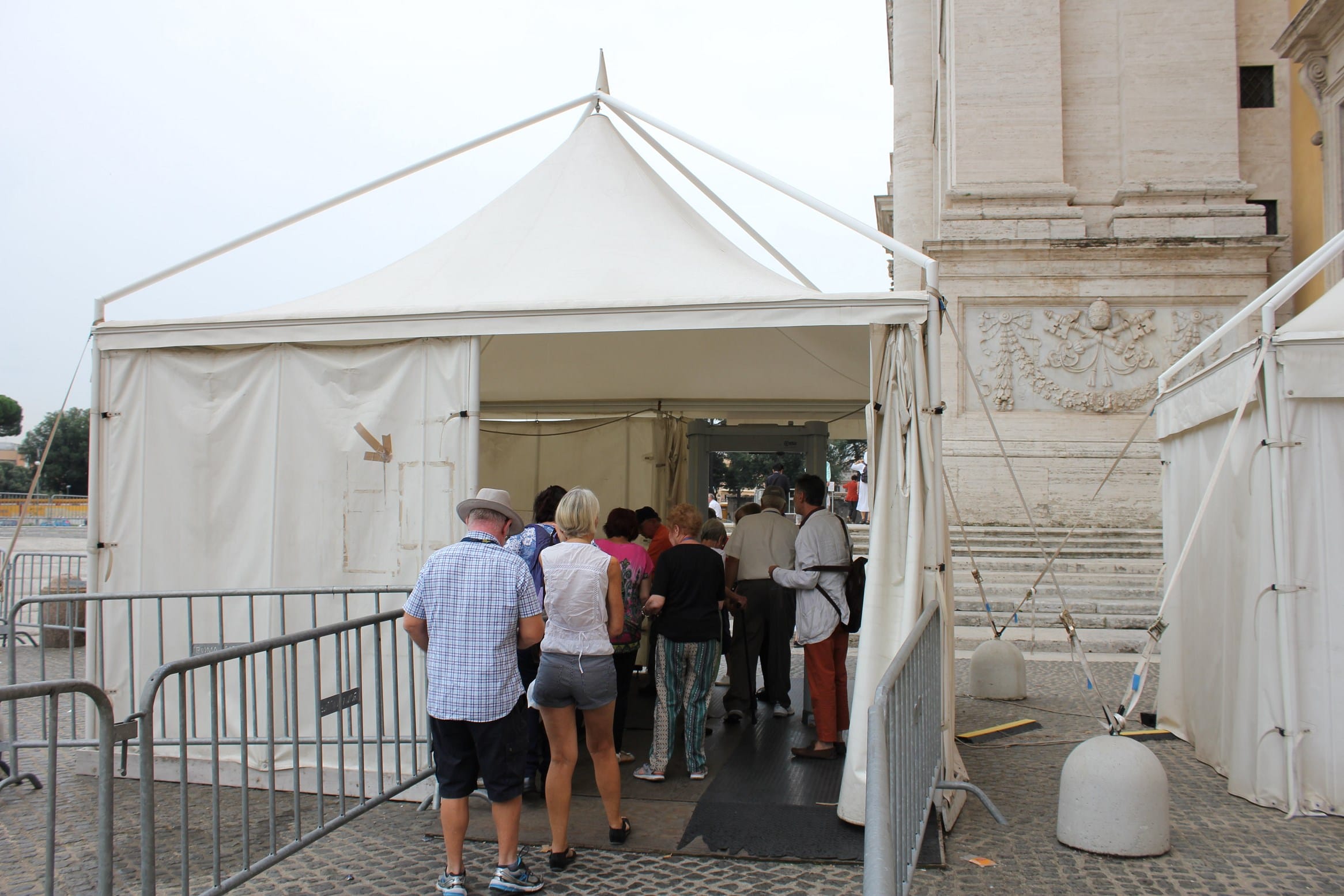 st john lateran security check