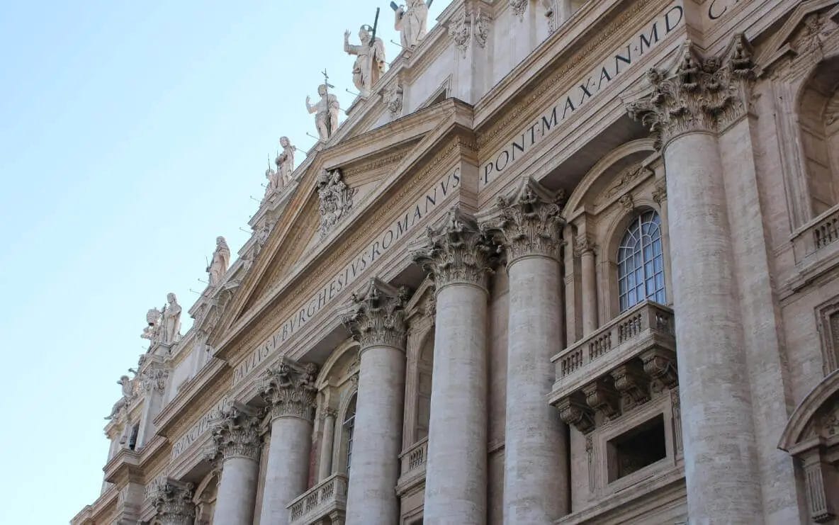 Basilica entrance