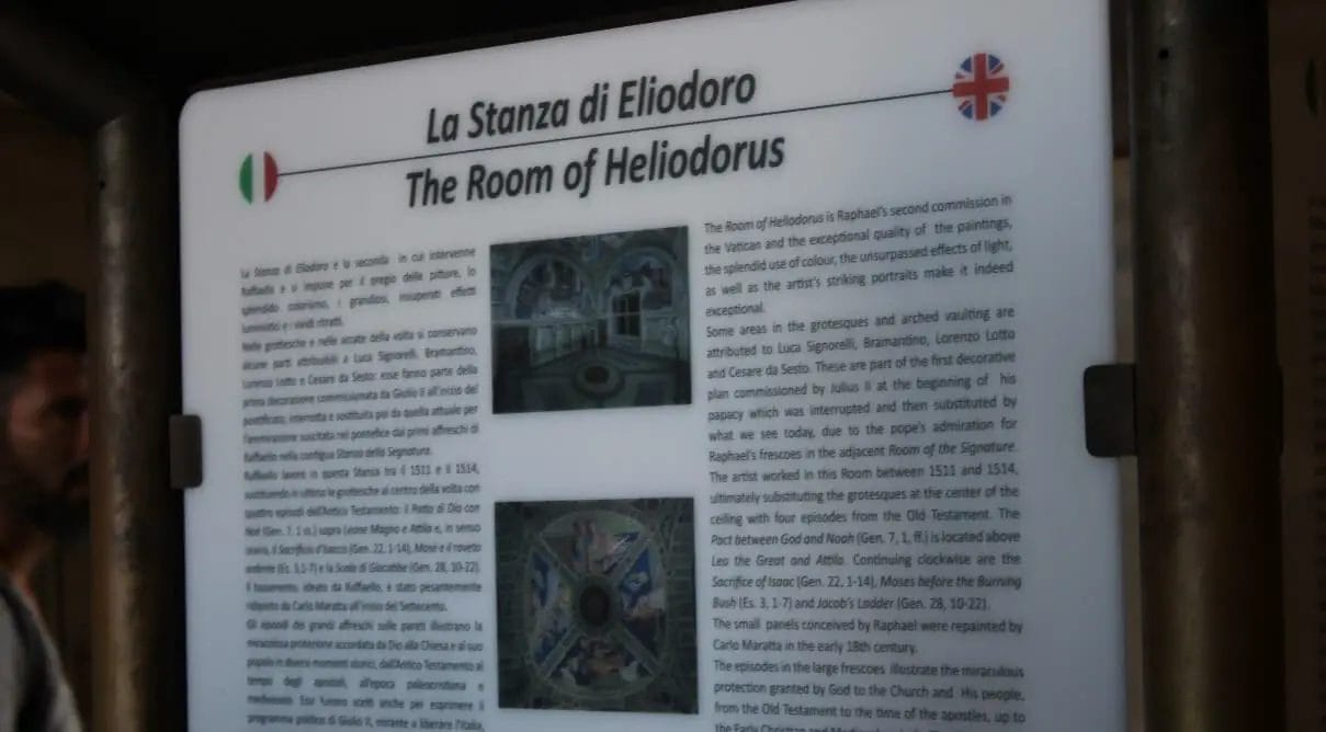 What to see in Room of Heliodorus