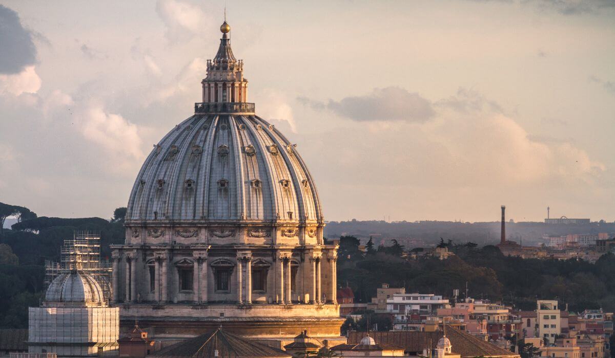 St Peter's dome in Vatican